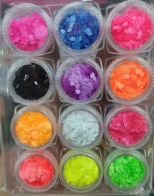 PET Decoration Bud Flower Glitter Shape for Nail Art and Other Decorative Flowers