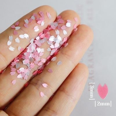 PET Decoration Bud Flower Glitter Shape for Nail Art and Other Decorative Flowers