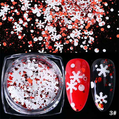 Polyester Glitter Christmas Glitter With Chunky Mixed Snow Tree Shaped Christmas Tree Glitter Collection