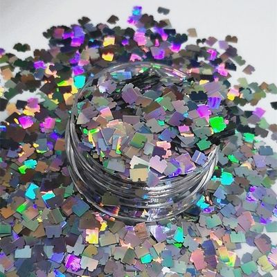 Polyester Logo Puzzle Glitter Shape The Essential Product for Other Holiday Supplies