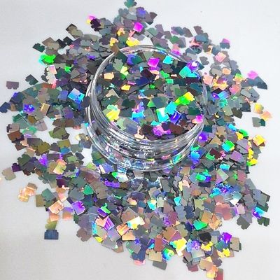 Polyester Logo Puzzle Glitter Shape The Essential Product for Other Holiday Supplies
