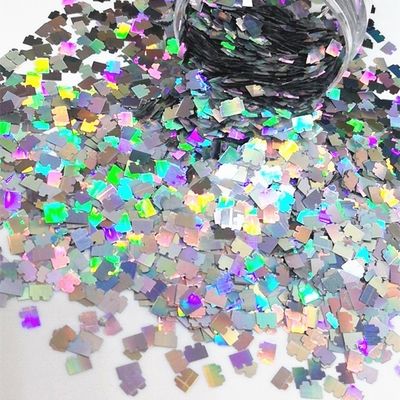 Polyester Logo Puzzle Glitter Shape The Essential Product for Other Holiday Supplies