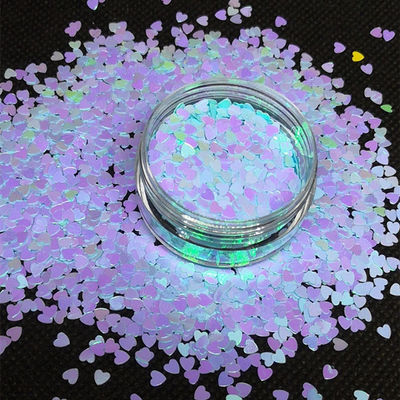 Excellent Nail Art Effect Mini Heart Shaped 3D Nail Art Decorations with Poleyster Material and Long Lasting Effect