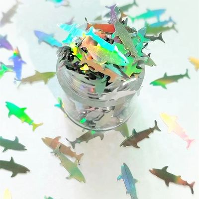 Colourful Shark Glitter Art Custom Handmade Pieces Discover Our Selection in Unique Custom Art Objects Packaged in Bags