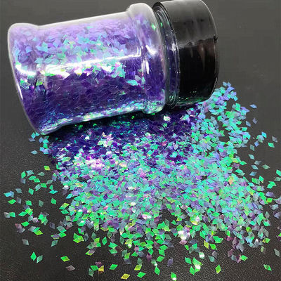 Fashionable Rhombus Shape Glitter Shaker Bottle Package with Purple Diamonds within Other Holiday Supplies