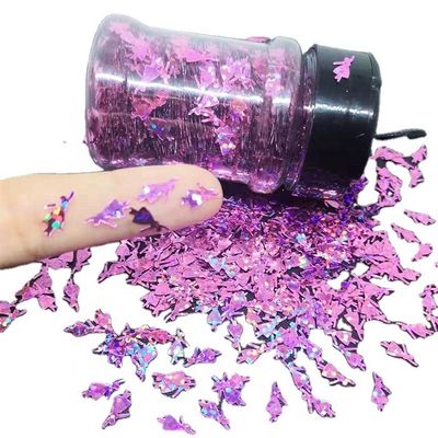 Dancing Girl Glitter Shaped DIY Manual Crystal Mud Filling Nail Art Flowers PET Occasion Wedding Party Home Decoration